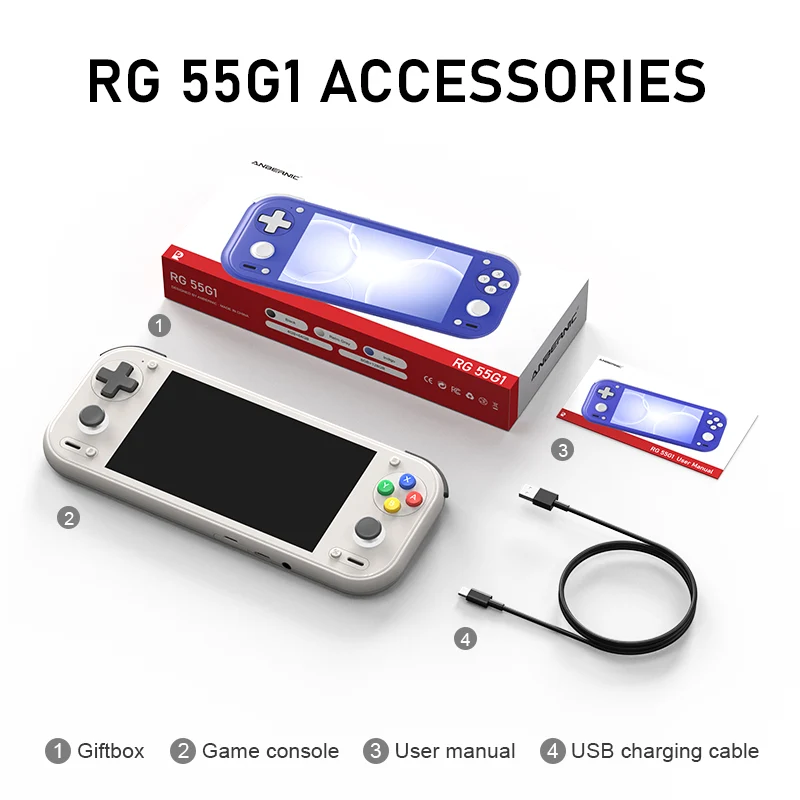 来自 Anbernic 的 ANBERNIC RG 55G1 掌上游戏机