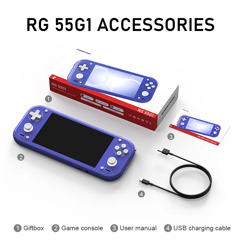 来自 Anbernic 的 ANBERNIC RG 55G1 掌上游戏机