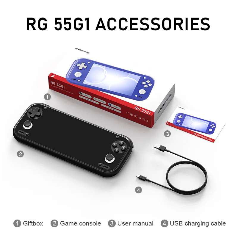 来自 Anbernic 的 ANBERNIC RG 55G1 掌上游戏机